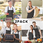 BeLuyi 2 Pack Adjustable Bib Apron - Image 7