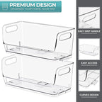 Sorbus Stackable Storage Bins Open Front, Pantry Bins - Image 4
