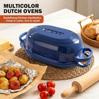 Enameled Cast Iron Dutch Oven for Bread Baking - Image 4