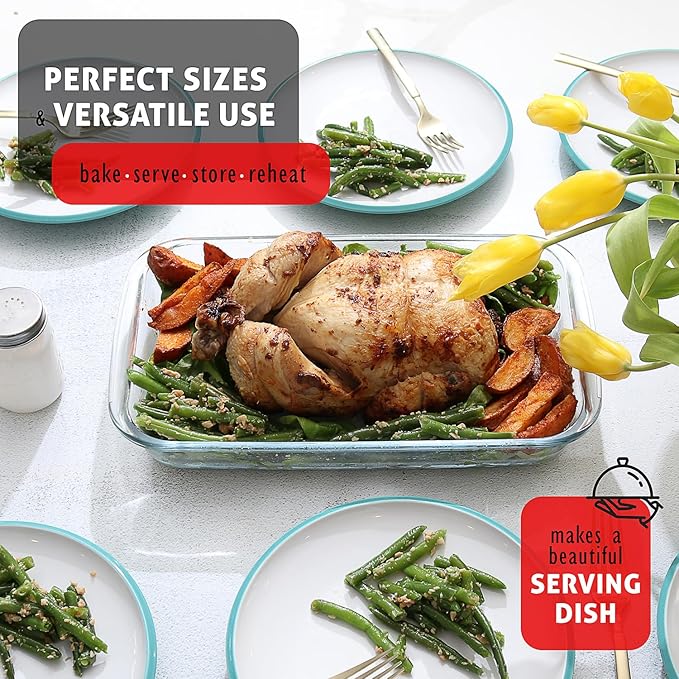 Nestl 16 pc Glass Baking Dishes - Image 8