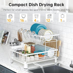 Dish Drying Rack, 2 Tier Dish Racks - Image 3