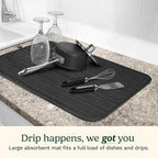 Cuisinart Dish Drying Mats for Kitchen Counter - Image 2