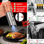 Gravity Electric Salt and Pepper Grinders refillable 1 Pack, USB Rechargeable - Image 2
