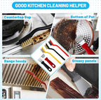 15Pcs Crevice Cleaning Brush Set, Hard Bristle Scrub Brushes Tools - Image 4