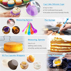 Cake Decorating Supplies, Cake Rotating Turntable, 48 Piping Icing Tips - Image 6