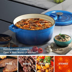 Miereirl 6.5 Quart Enameled Dutch Oven Pot - Image 6