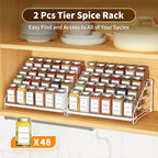 BOIVSHI Spice Organization for Cabinet, Spice Rack Organizer, Spice Rack - Image 6