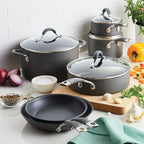 Circulon 83903 Radiance Hard Anodized Nonstick Cookware Pots and Pans Set - Image 2