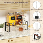 2-pack 1 Gallon Drink Dispenser, Glass Beverage Dispenser - Image 4