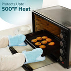 Casa Platino Silicone Oven Mitts & Pot Holders, 4-Piece – Oven Mitt - Image 4