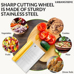 Urbanstrive Bench Scraper for Baking, Stainless Steel Dough Cutter and Scraper - Image 6