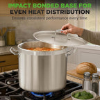Nutrichef Stainless Steel Cookware Stockpot, 30 Quart Heavy Duty Induction Soup - Image 6