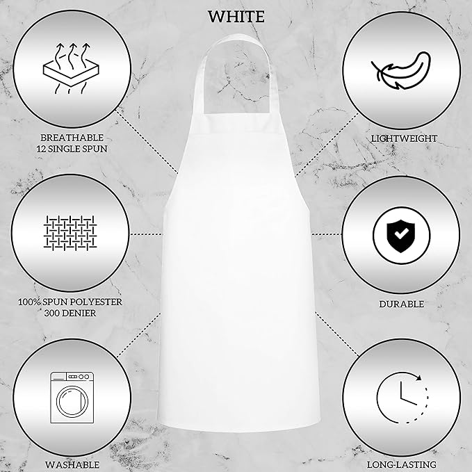 GREEN LIFESTYLE 12 Pack Bib Apron - Image 4
