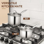 Ciwete 3 Qt Stainless Steel Saucepan - Image 7