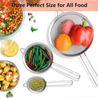 3Pcs Super Wire Extra Fine Mesh Strainer - Image 5