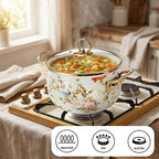 SOUJOY 2.8 Quart Enamel Stockpot - Image 5