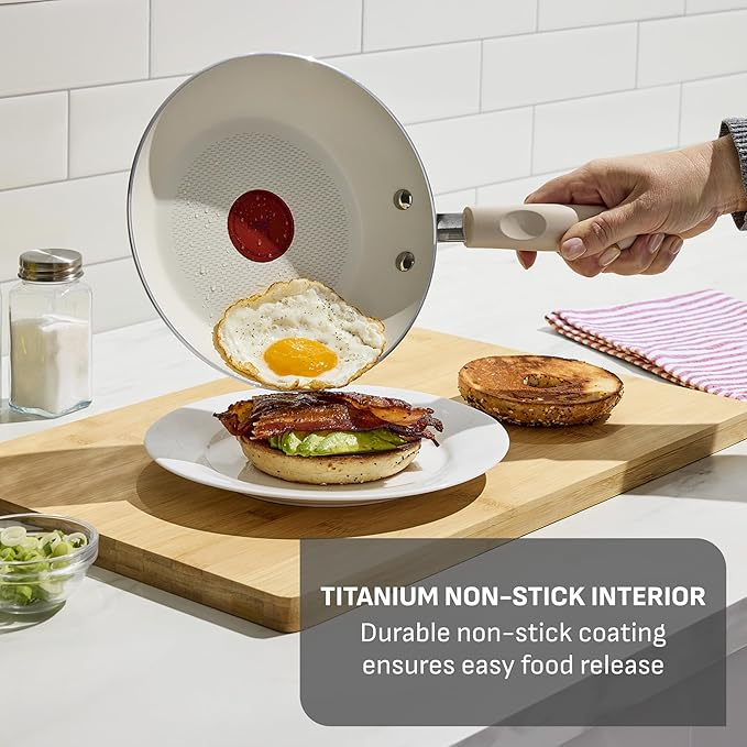T-Fal Signature Nonstick 12 Inch Frying Pan Skillet, Oven Safe Up to 350°F - Image 2