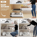 Seinloes 2 Pack Pull Out Cabinet Organizer - Image 4