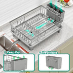 GAOKASE Dish Drying Rack, Stainless Steel-Dish Rack, Dish Racks - Image 2