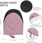 1 Pair Short Oven Mitts - Image 2