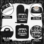 Fourluoo 10 Pcs Farmhouse Kitchen Decor and Accessories Set 4 Kitchen Towels 2 - Image 5