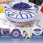 5 Pieces Bowl Covers Reusable, 5 Size Elastic Cloth Bowl Covers - Image 6
