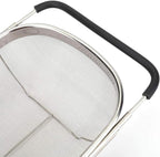Over The Sink Stainless Steel Oval Colander - Image 5