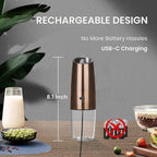 Rechargeable Salt And Pepper Grinder Set - Image 4