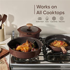 CAROTE Pots and Pans Set, Ceramic Cookware Set Non Stick - Image 7