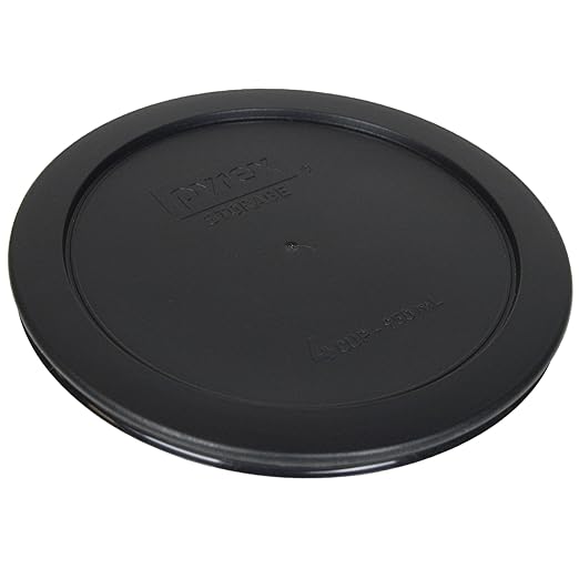 Pyrex 7201-PC 4-Cup Black Food Storage Replacement Lid - Image 2