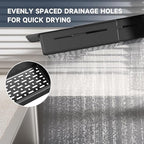 NiHome Extendable Sink Kitchen Organizer, Extra Long Telescopic Brush Storage - Image 8