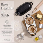 Dutch Oven for Sourdough Bread Baking – Enamelled Cast Iron Bread Loaf Pot – - Image 6