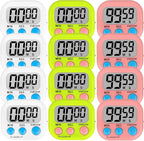 ZILLEEN 12 Pack Kitchen Timers for Cooking Digital Classroom Timers for Kids by ZILLEEN