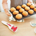 2Pcs Cupcake Scoop Batter Dispenser – One-Touch Sliding Button Dispenses Baking - Image 4