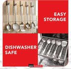 Amco 5 Piece Stainless Steel Cooking Utensil Set - Image 7