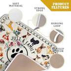 Lovely Dogs Dish Drying Mat Absorbent Printed Drying Pad - Image 4
