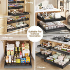 Seinloes 4 Pack Pull Out Cabinet Organizer - Image 6
