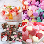 Heart Shape Ice Cube Tray 2PCS Mini Heart Ice Mold Silicone Heart Ice Cube Molds - Image 6