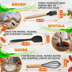 14 PCs Black Silicone Cooking Utensils Set - Image 4
