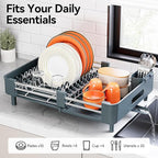 Urackify Stainless Steel Dish Drying Rack - Image 3