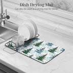 Bloss Christmas Dish Drying Mat, 19x12 Inch Coffee Mat - Image 2