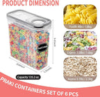PRAKI Large Dry Food Storage Containers - Image 2