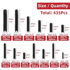 435-Piece Roll Pin Assortment Kit - Image 2
