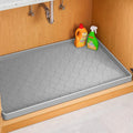 Jin&Bao Waterproof Under Sink Mat 25" x 22", Thick Silicone Mat Cabinet by Jin%26Bao