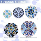 5-Size Reusable Beeswax Bowl Covers - Image 2