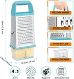 Urbanstrive Cheese Grater With Container, Professional Cheese Grater with Handle - Image 2