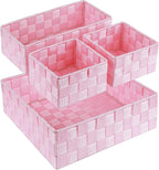 Posprica Woven Storage Baskets for Organizing, Small Baskets Cube Bin Container by Posprica