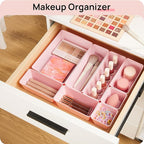 Vtopmart 44 PCS Plastic Drawer Organizers Set, 4-Size Versatile Bathroom and - Image 4