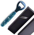 Handcrafted Blue Crystal Bling Beer Opener – Sparkle Diamond Bottle Openers - Image 5