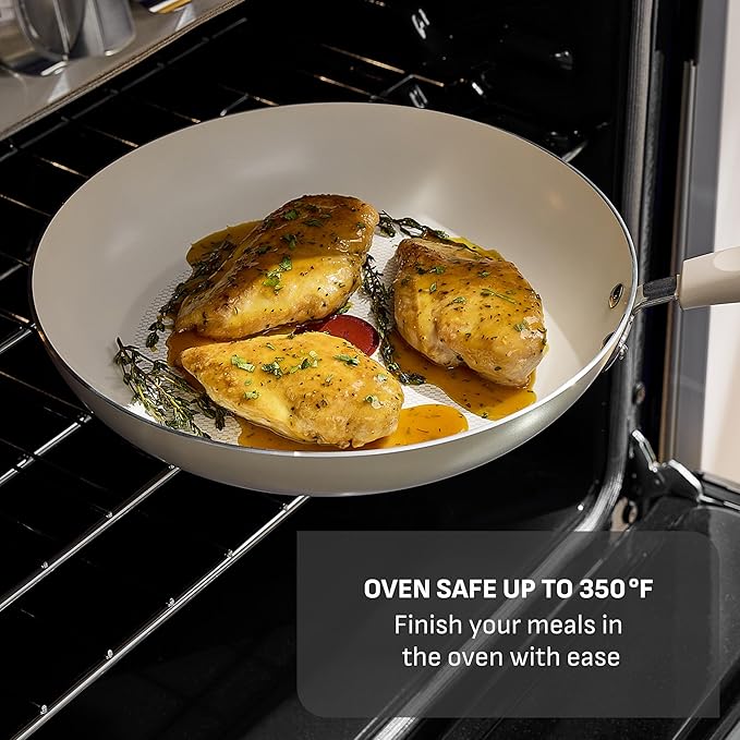 T-Fal Signature Nonstick 12 Inch Frying Pan Skillet, Oven Safe Up to 350°F - Image 6